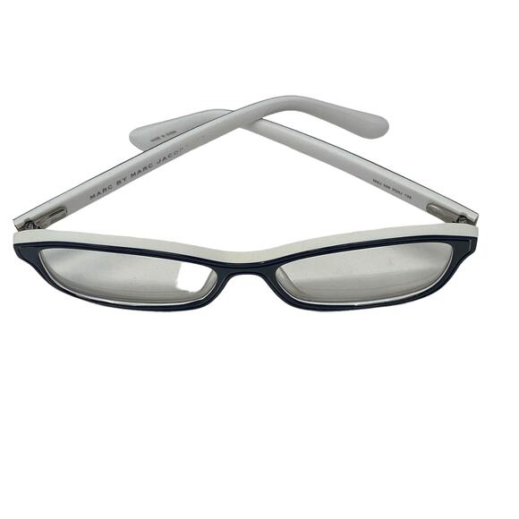 Marc By Marc Jacobs Woman\'s White Black Eyeglasses Frames With Case Needs Lens main image 4
